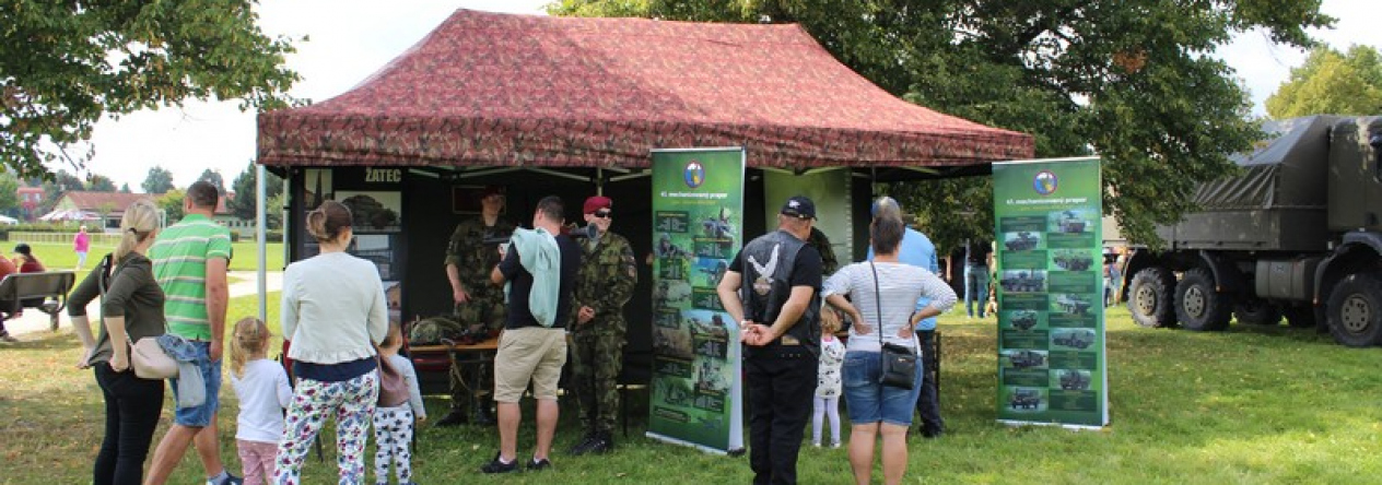 Armáda České republiky a její prezentace na Dni horníku  v Sokolově